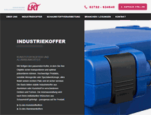 Tablet Screenshot of lebbe-koffer.de